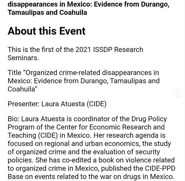  نخستین سمینار علمی مجمع علمی جهانی تدوین سیاست‌های مواد مخدر (ISSDP) در مکزیک
