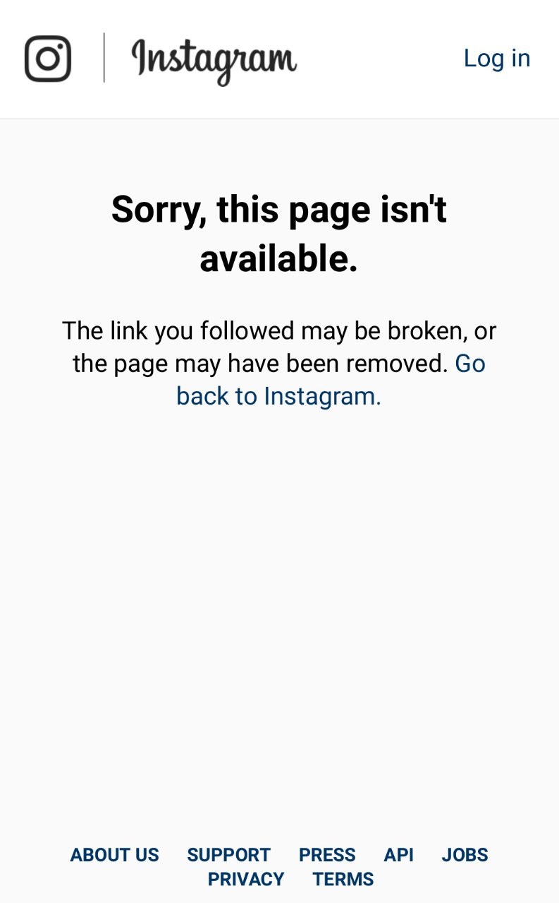 از دسترس خارج شدن صفحه رسمی انجمن در اینستاگرام 