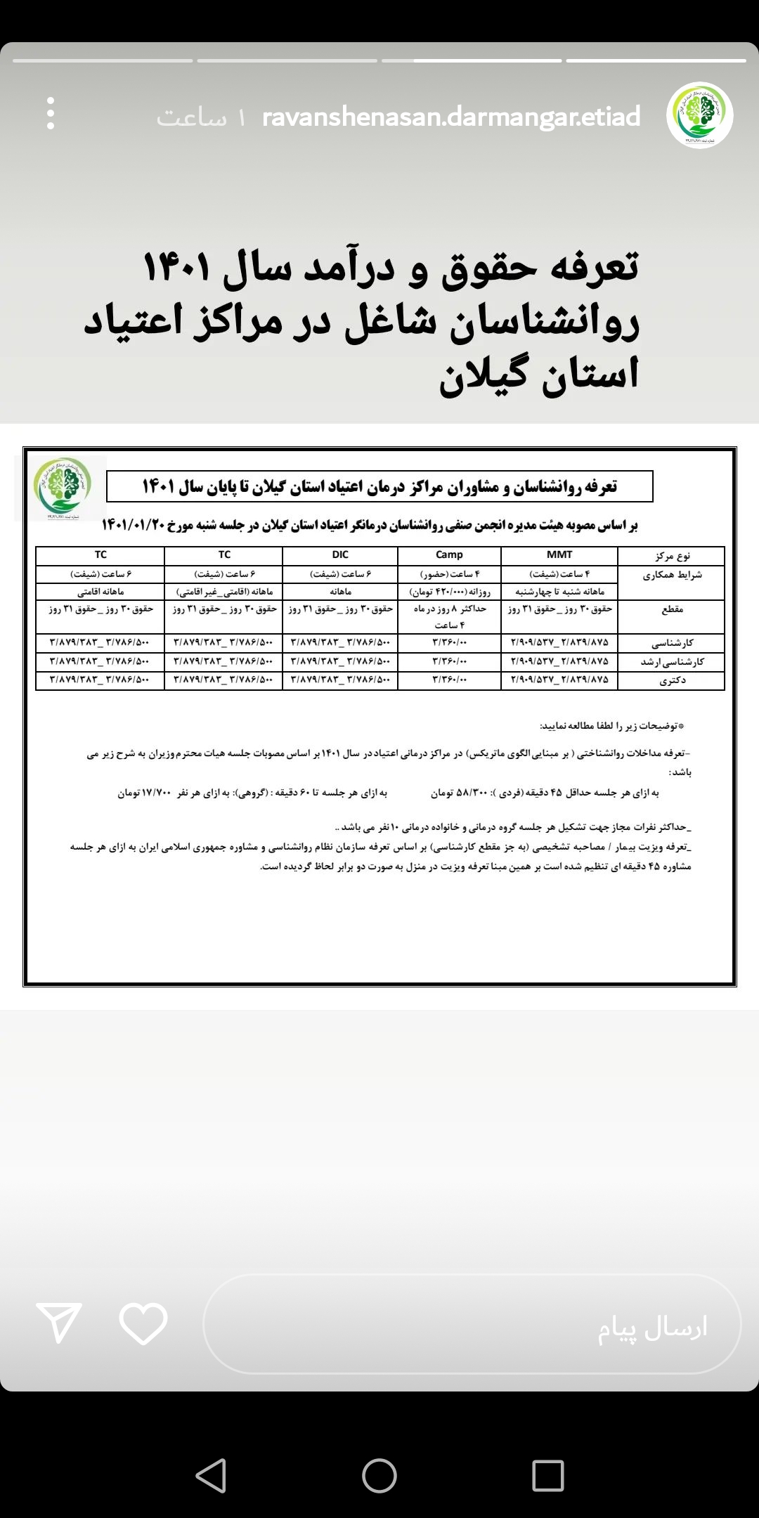 تصویب تعرفه‌‌‌‌های انجمن صنفی تهران در انجمن صنفی گیلان